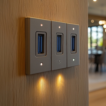 Tomadas USB nos apartamentos