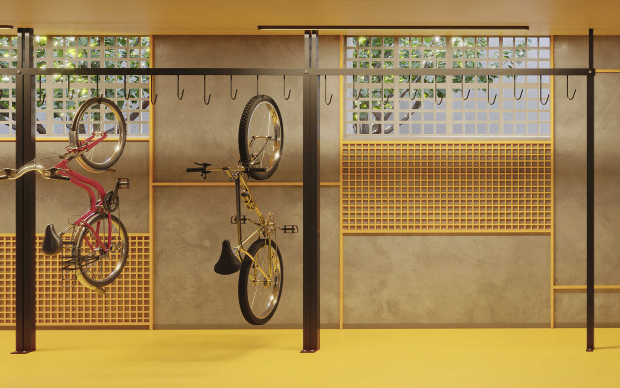 Bicicletário - Imagem preliminar