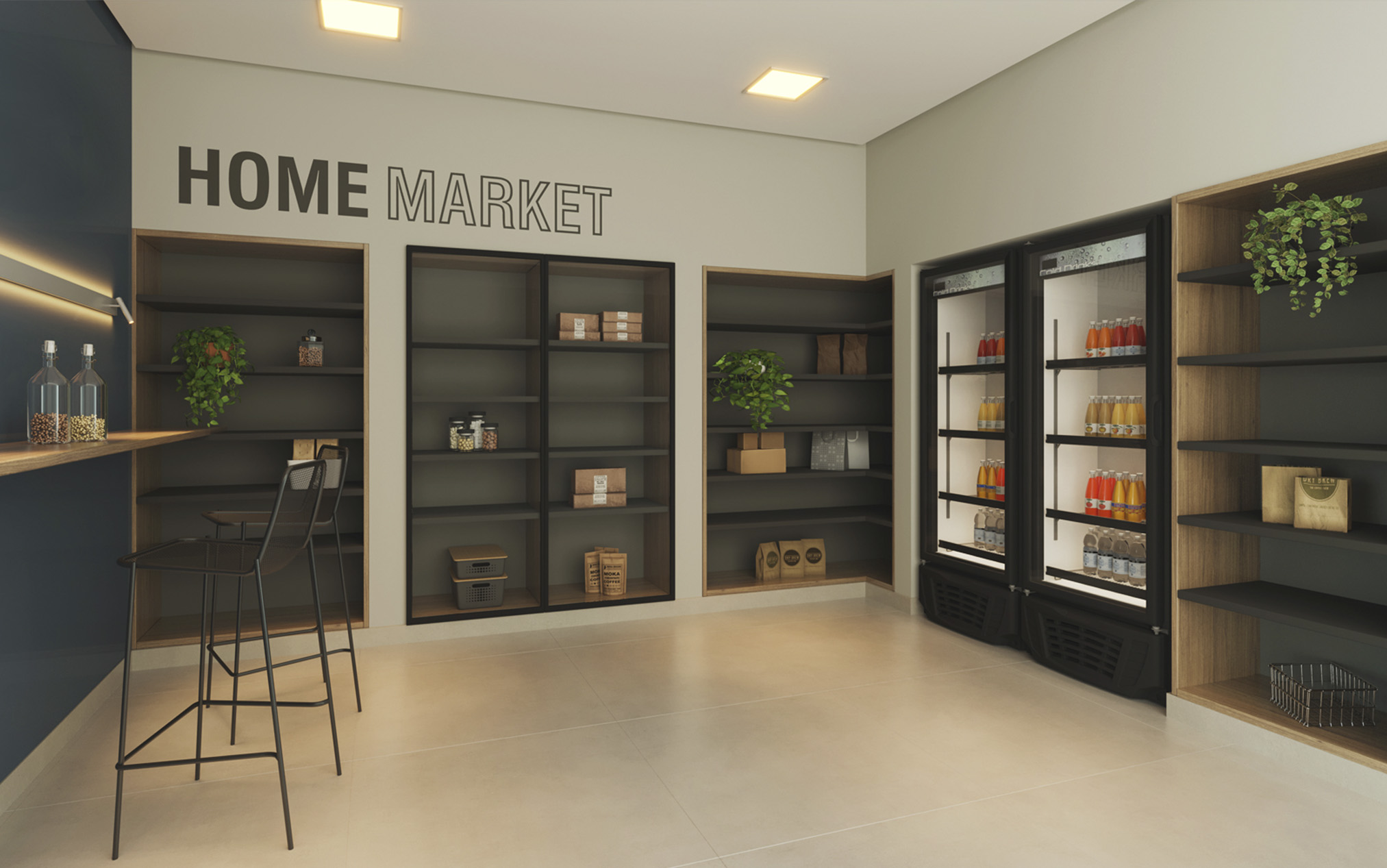 Mini Market - Imagem preliminar