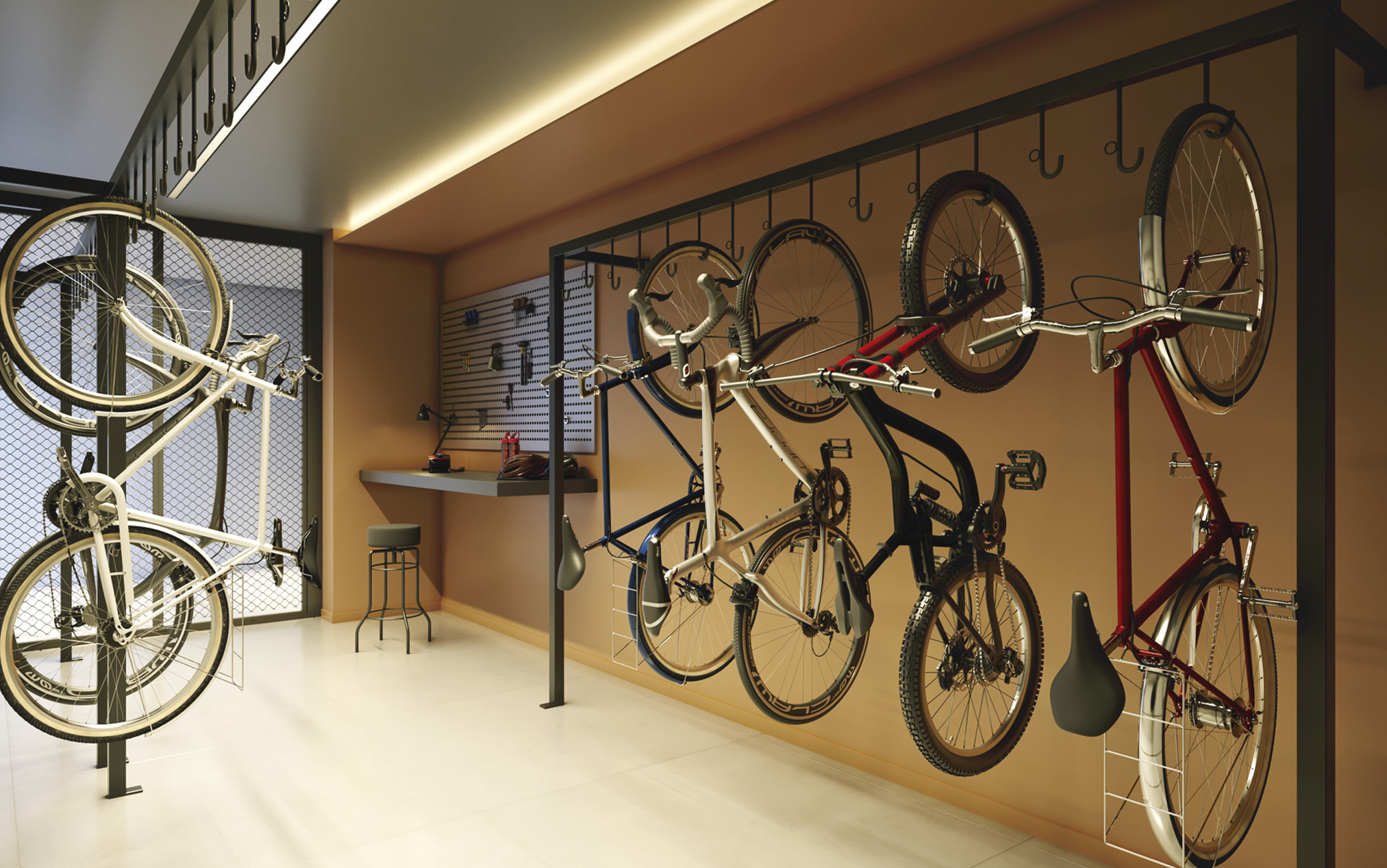 Bicicletário - Imagem preliminar