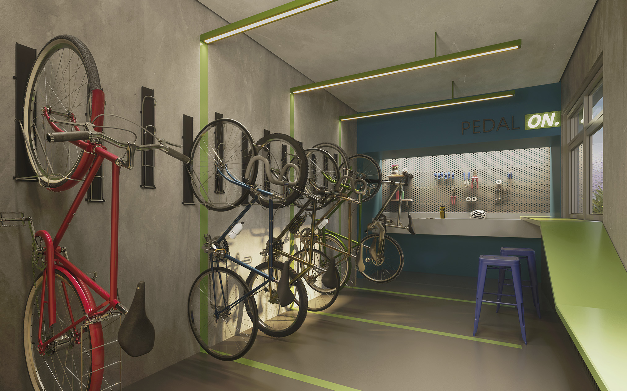 Bicicletário - Imagem preliminar