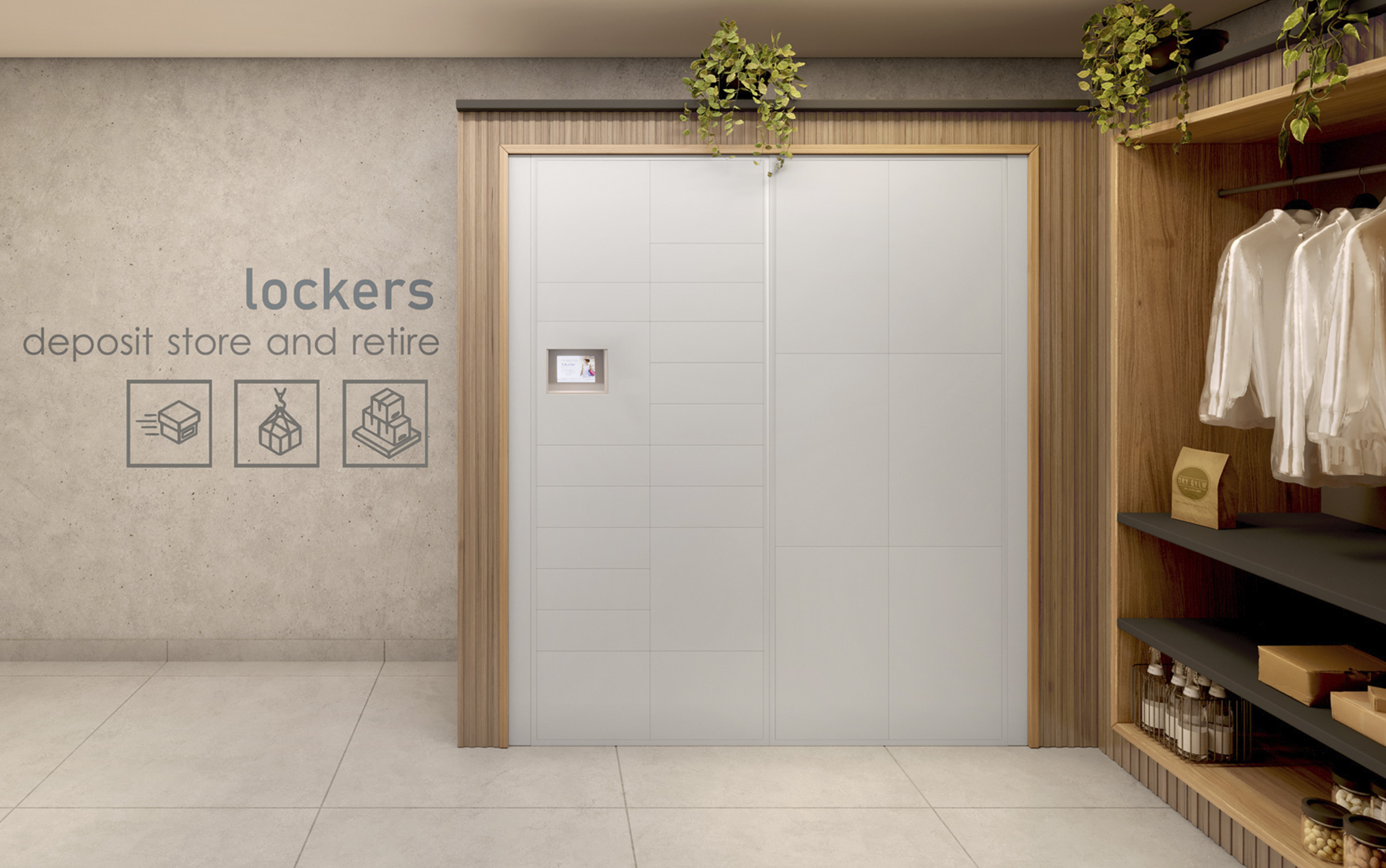 Lockers - Imagem preliminar