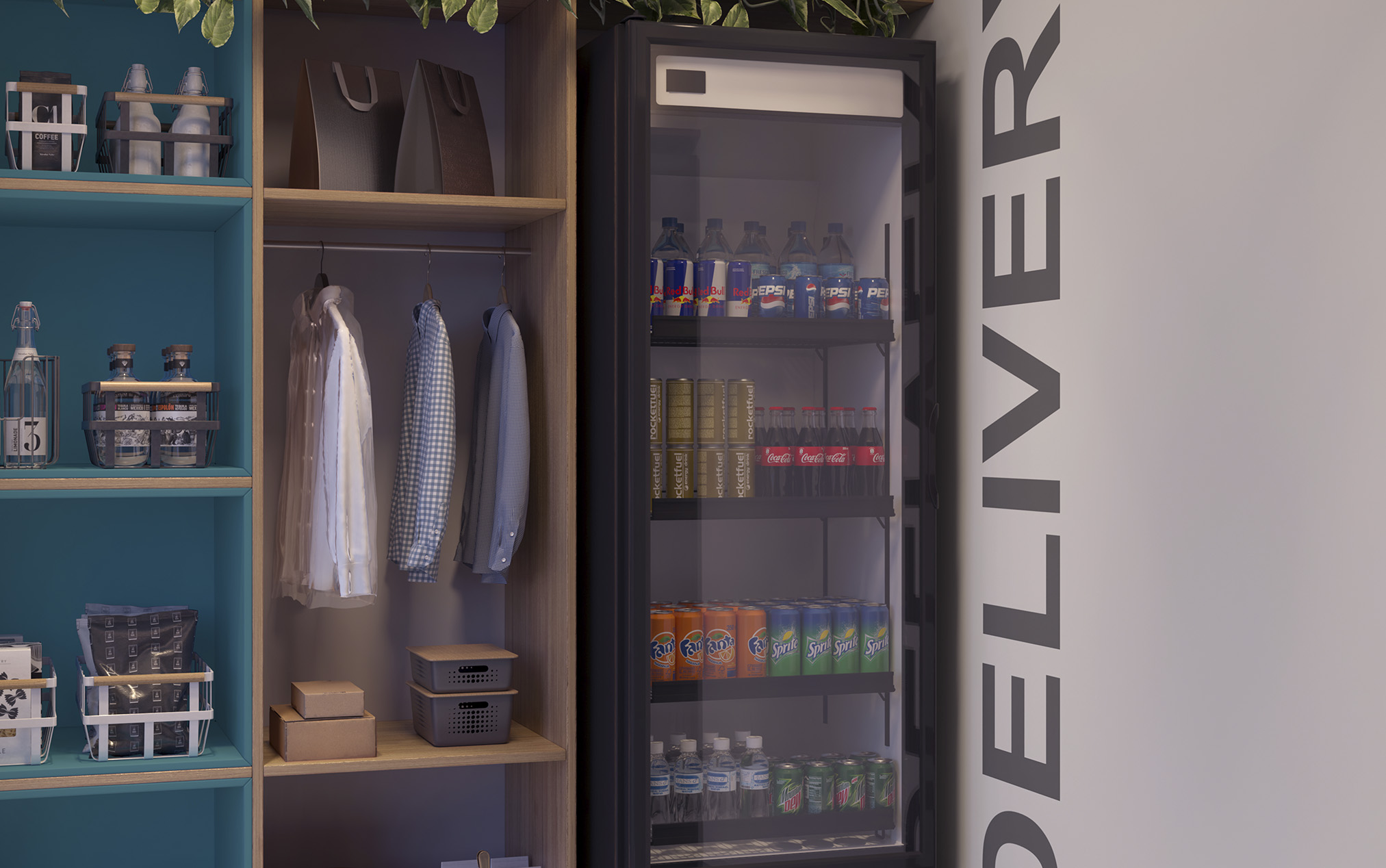 Lockers - Imagem preliminar