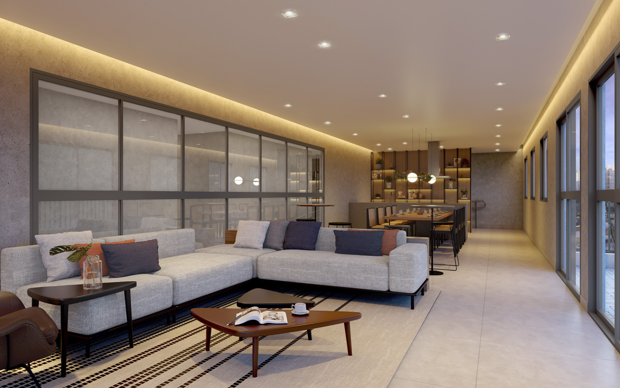 Salão de festas - Imagem preliminar