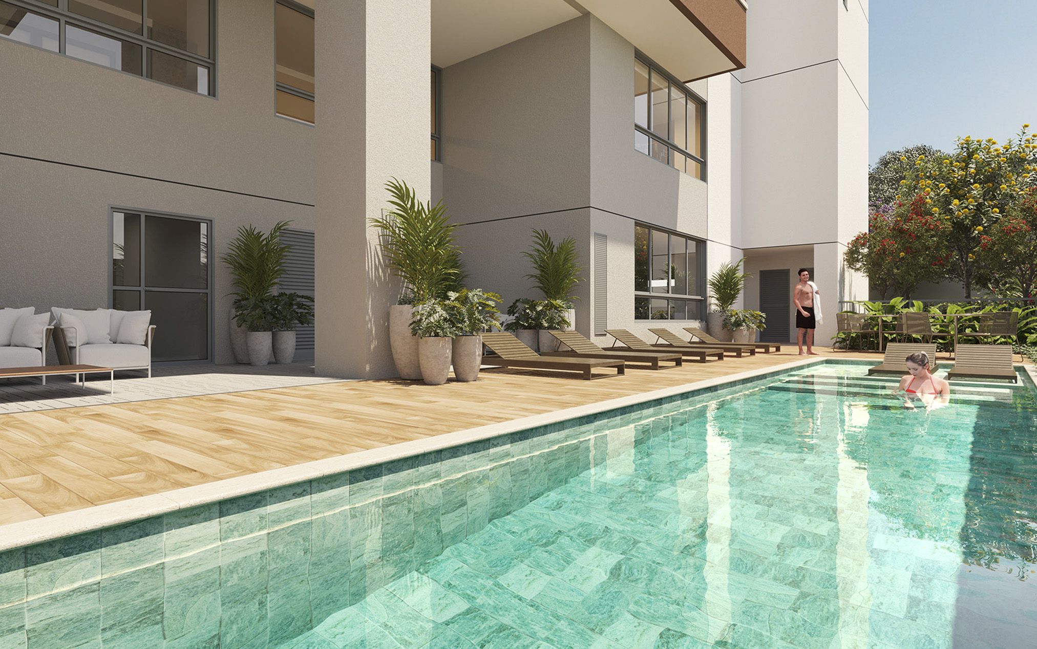 Piscina - Imagem preliminar