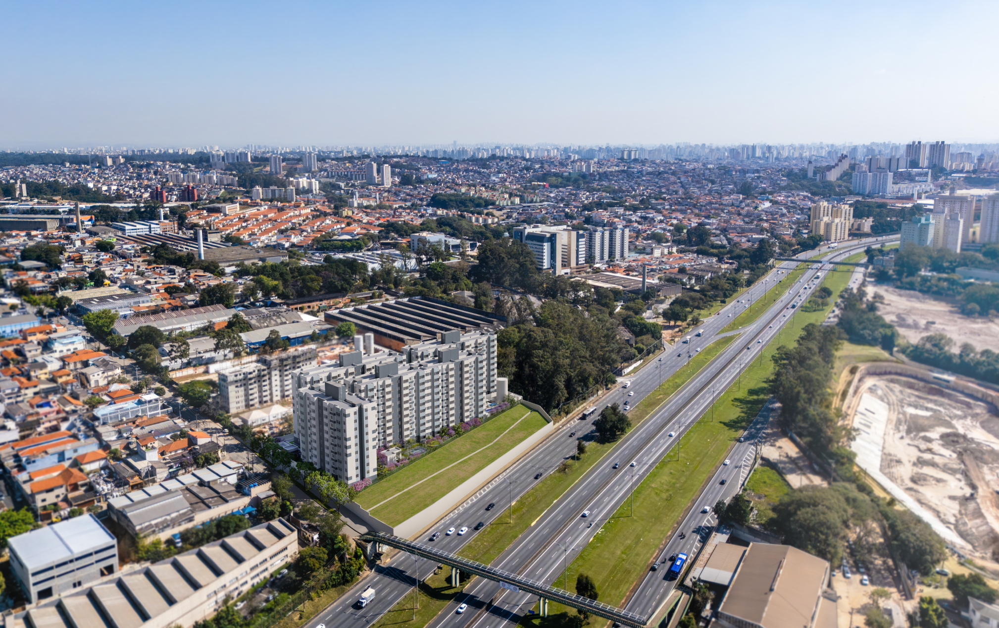 Fotomontagem - Vista Aérea