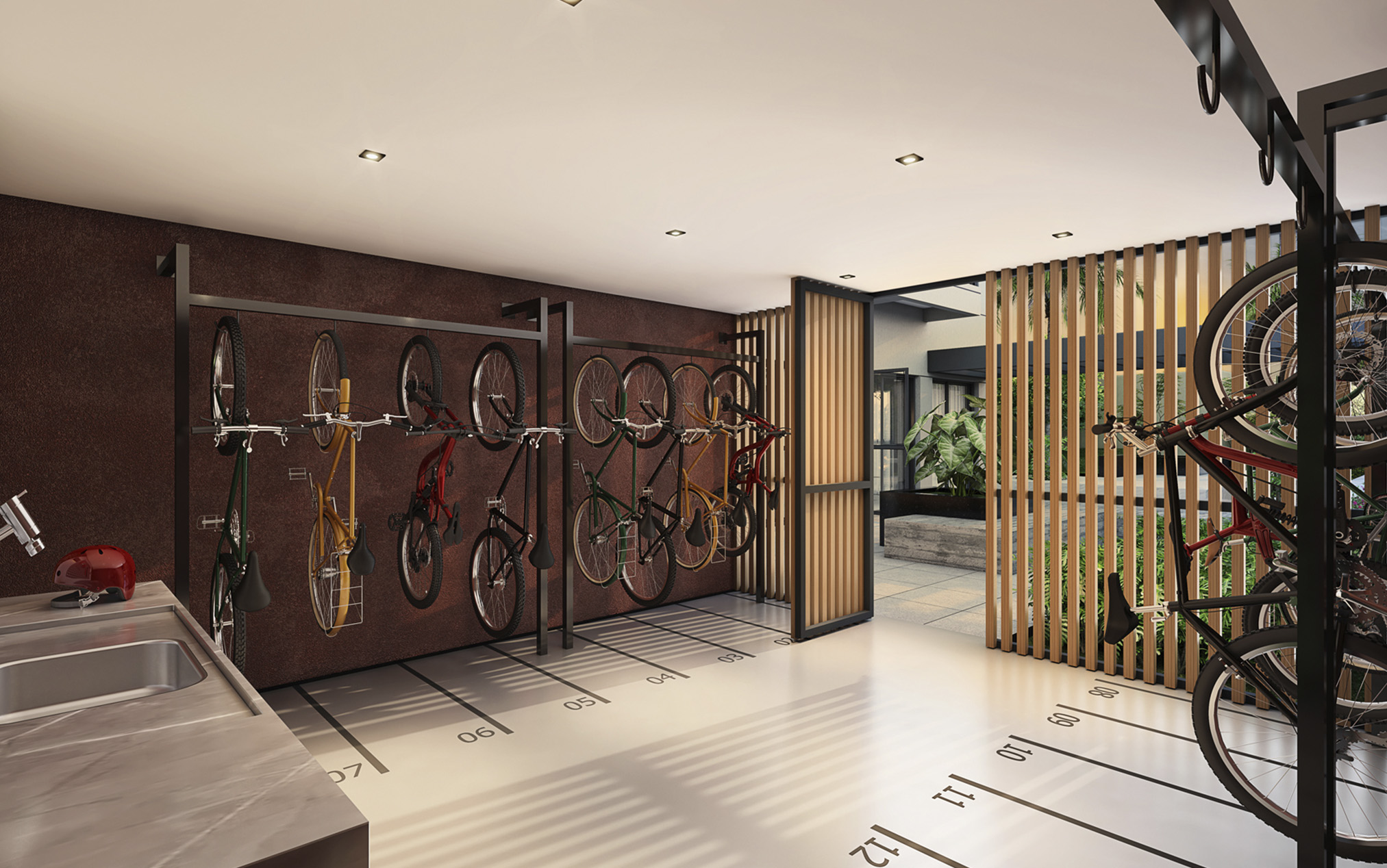 Bicicletário - Imagem preliminar