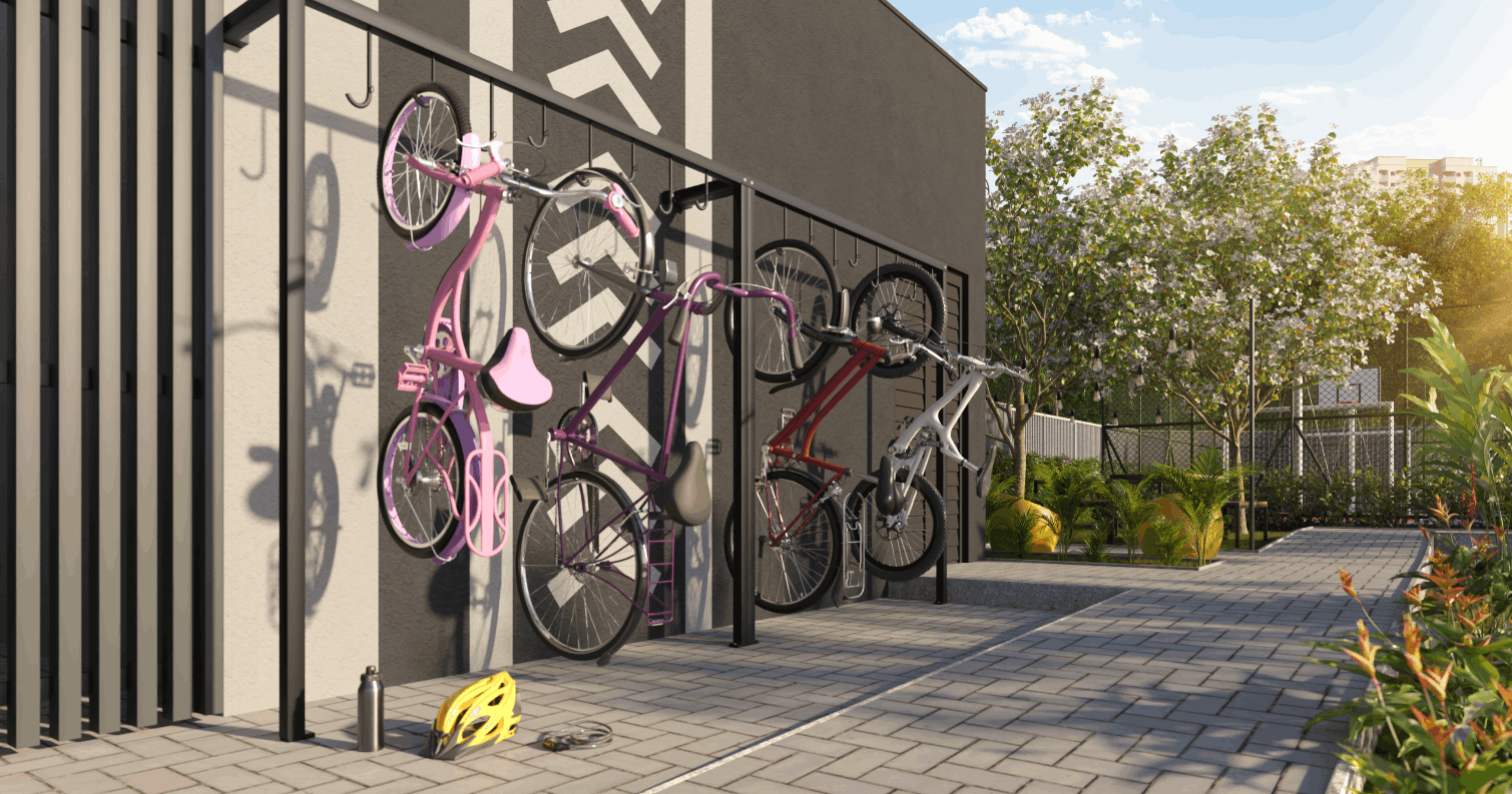 Bicicletário - Imagem preliminar